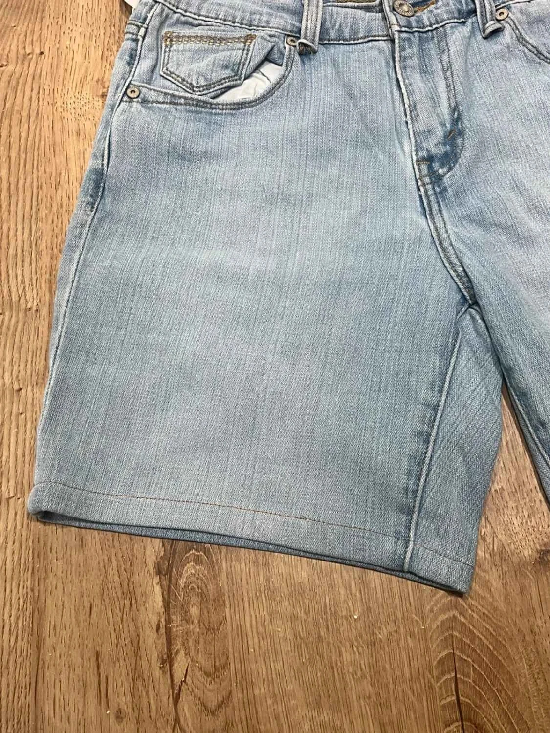 Short Levi's 515 Capri Taille 9 Vintage Coton Bleu Clair Slv 022 – photo 4